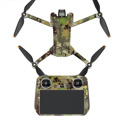 ملصق مقاوم للماء ومضاد للخدش بتصميم مسطح لطائرة DJI Mini 3 Pro، RC-N1 الإصدار العادي، RC مع إصدار الشاشة