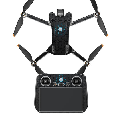 ملصق مقاوم للماء ومضاد للخدش بتصميم مسطح لطائرة DJI Mini 3 Pro، RC-N1 الإصدار العادي، RC مع إصدار الشاشة