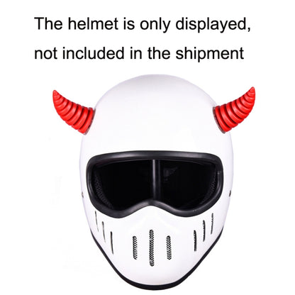 2PCS Motorcycle Horn Sucker Helmet Decoration, Red, Black, Pink, Light Blue, Blue, White, Green