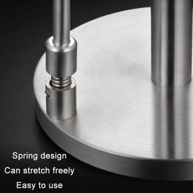 Stainless Steel Roll Paper Cling Film Vertical Stand, Shape:, Simple, Classic