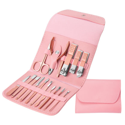 Nail Art Tool Set Nail Clippers Dead Skin Scissors Manicure Tool, 12 In 1 Matcha Green, 12 In 1 Coffee, 12 In 1 Black, 12 In 1 Pink, 16 In 1 Green, 16 In 1 Matcha Green, 16 In 1 Pink, 16 In 1 Coffee, 16 In 1 Blue, 16 In 1 Purple