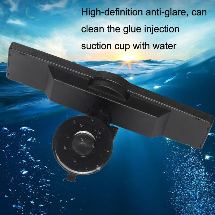CZC-255 Car Glue Injection Suction Cup Carbon Fiber Rearview Mirror, CZC-255(Blue Mirror)