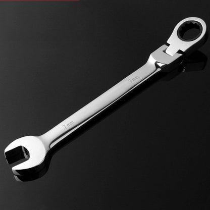 Combination Ratchet Wrench with Flexible Head Dual-purpose Ratchet Tool, 6mm, 7mm, 9mm, 11mm, 24mm, 16mm, 18mm, 20mm, 21mm, 22mm, 23mm