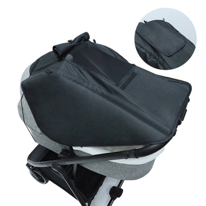 Universal Baby Stroller Accessories Sun Shade Cover With Visible Sunroof, Gray, Pink, Black