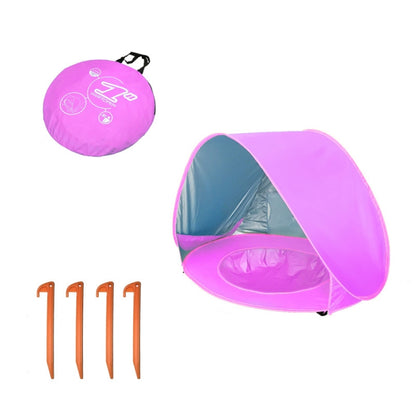 Baby Beach Tent With Pool Portable Foldable Sunshelter