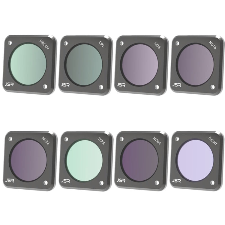 JUNESTAR Action Camera Filters For DJI Action 2,Style:, CPL, ND4, ND8, ND16, ND32, ND64, ND1000, ND8PL, ND16PL, ND32PL, ND64PL, Macro 10X, Night, Star, CS-3IN1, CS-4in1, CS-4in1 (NDPL), CS-6IN1, CS-8in1