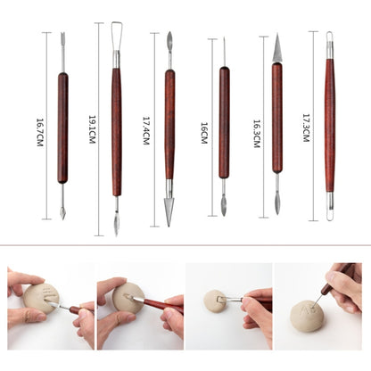 15 In 1 Pottery Tools Set Includes Clay Carving Knife & Detailing Needle Scraper Sponge Cutter, 15 In 1