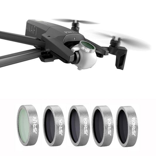 Junestar Filter Add-On Effect Filter For Parrot Anafi Drone, UV, CPL, ND4, ND8, ND16, ND32, UV+CPL+ND8+ND16, UV+CPL+ND4+ND8+ND16, UV+CPL+ND4+ND8+ND16+ND32, ND4+ND8+ND16