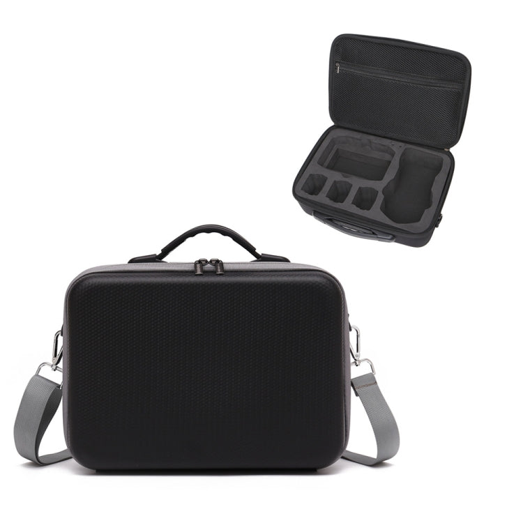 حقيبة كتف رسول للطائرات بدون طيار لـ DJI Mavic Air 2/Air 2S، 1680 نايلون أسود، نمط ماسي من البولي يوريثان أسود
