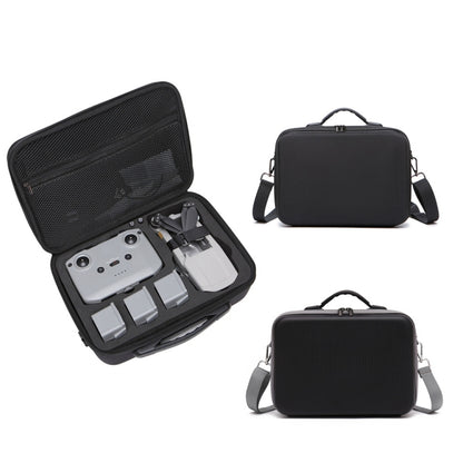 حقيبة كتف رسول للطائرات بدون طيار لـ DJI Mavic Air 2/Air 2S، 1680 نايلون أسود، نمط ماسي من البولي يوريثان أسود