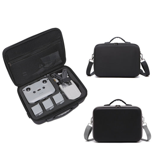 حقيبة كتف رسول للطائرات بدون طيار لـ DJI Mavic Air 2/Air 2S، 1680 نايلون أسود، نمط ماسي من البولي يوريثان أسود