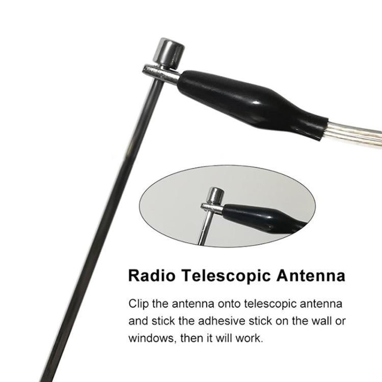 ANT-108SE Home AV Amplifier Alligator Clip Radio Boost Antenna, Radio Boost Antenna