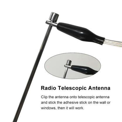 ANT-108SE Home AV Amplifier Alligator Clip Radio Boost Antenna, Radio Boost Antenna