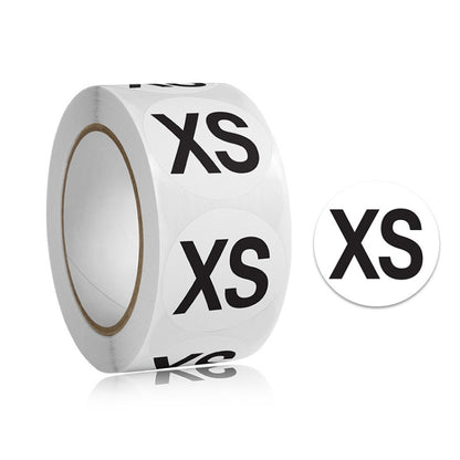 10 PCS Clothing Shoes & Hats Size Model Label Round Sticker, A-446, A-447, A-448, A-449, A-450, A-451, A-452, A-453, A-454, A-455, A-456, A-457, A-444, A-445