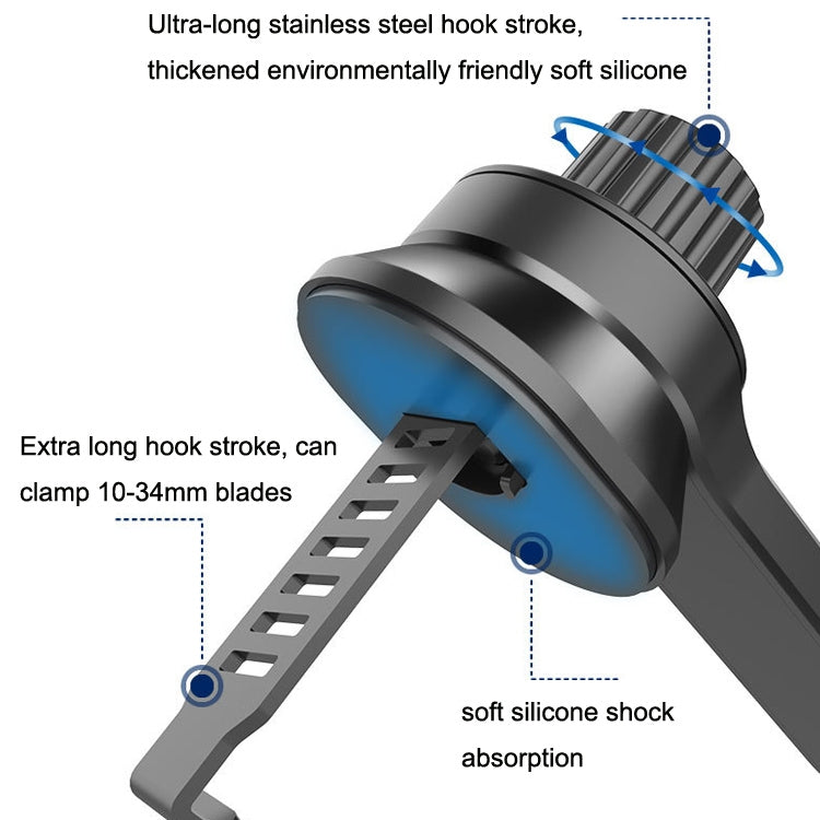 Car Extension Hook Mobile Phone Bracket Accessories Round Air Outlet Bracket, 13mm Ball Head, 15mm Ball Head, 17mm Ball Head