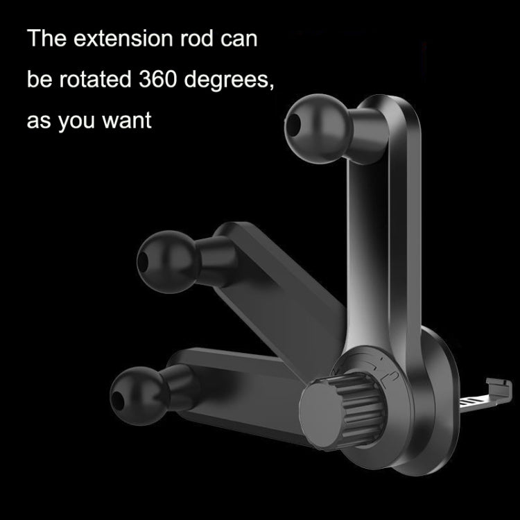 Car Extension Hook Mobile Phone Bracket Accessories Round Air Outlet Bracket, 13mm Ball Head, 15mm Ball Head, 17mm Ball Head