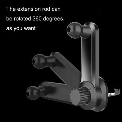 Car Extension Hook Mobile Phone Bracket Accessories Round Air Outlet Bracket, 13mm Ball Head, 15mm Ball Head, 17mm Ball Head