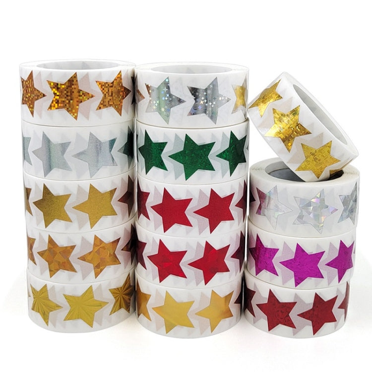 Colorful Stars Thank You Stickers Gift Wrap Decorative Sealing Stickers, 25mm