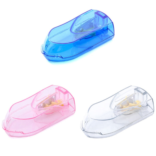 10 PCS Pills Divider Multifunctional Portable Pill Box, Blue, Pink, Transparent