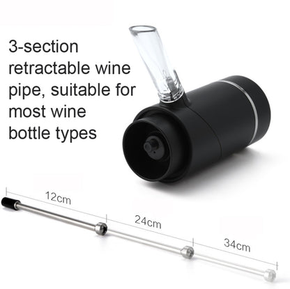 Electric Red Wine Decanter Dispenser,Style:, Black ABS, Red ABS, Stainless Steel, Stainless Steel With Base