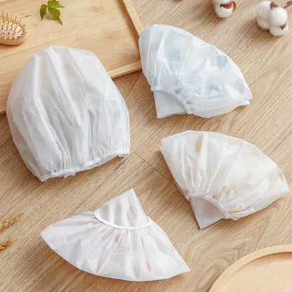 Waterproof Shower Hat Adult Women Bathing Hair Cover Anti-fume Hair Cover, 1 PCS Grey, 1 PCS Pink, 1 PCS Apricot
