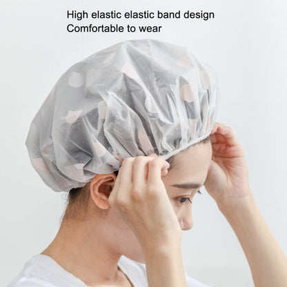 Waterproof Shower Hat Adult Women Bathing Hair Cover Anti-fume Hair Cover, 1 PCS Grey, 1 PCS Pink, 1 PCS Apricot