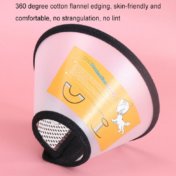 Pet Protective Headgear Cat And Dog Anti-Bite Collar After Cosmetic And Operation, Size: No.7/8cm, No.7, No.6, No.5, No.4, No.3
