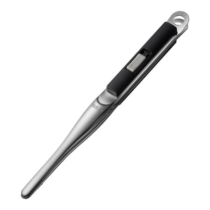 304 Stainless Steel Food Clip with Sawtooth Barbecue Tongs, Food Clip(Black), Food Clip(Gray), Food Clip(Red), Food Clip(Blue)