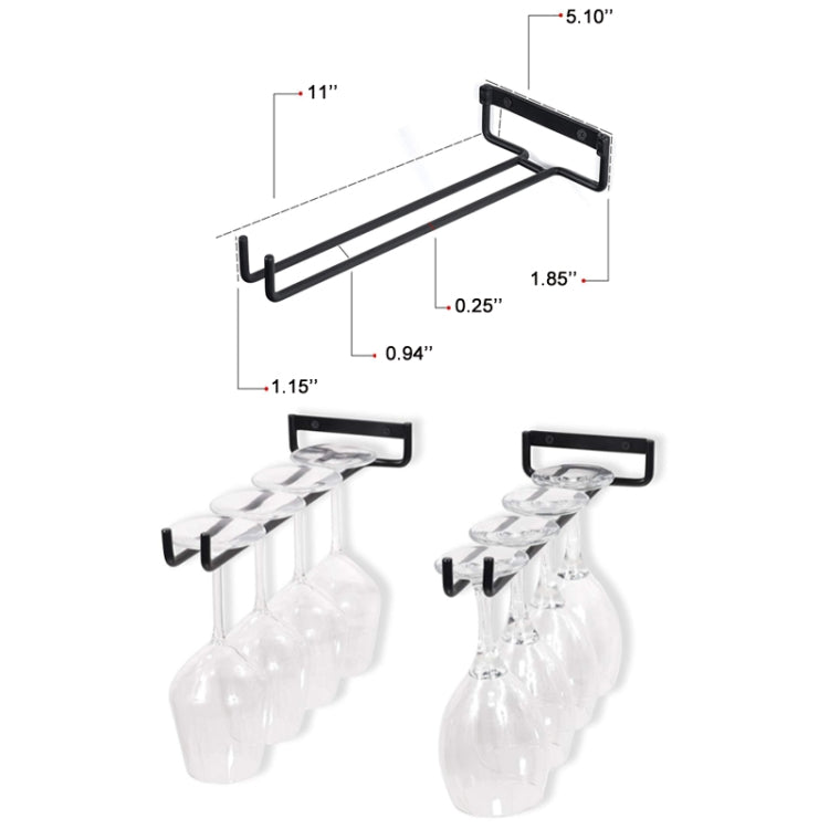 Household Wrought Iron Goblet Upside Down Cup Holder, Goblet Upside Down Cup Holder