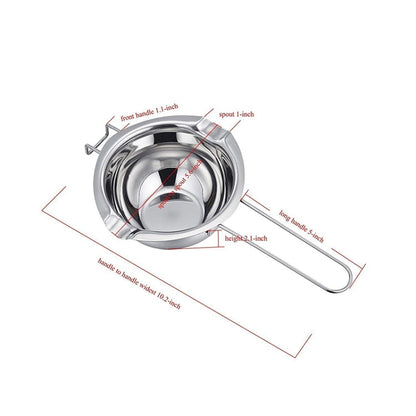 Stainless Steel Chocolate Water-proof DIY Baking Heating Melting Pot, 201 Material, 304 Material