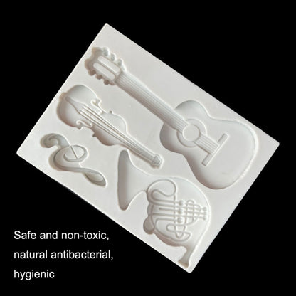 Castle Musical Silicone Mold Chocolate Fondant Cake Decor, Style:, Specification: Triangle, Triangle, Rectangle