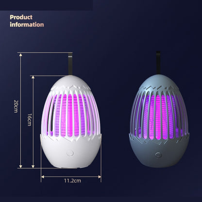 L01 Portable Electric Shock Mosquito Killer Lamp Home Outdoor Photocatalyst Fly Killer, Fly Killer Gray, Fly Killer White