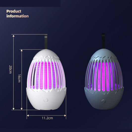 L01 Portable Electric Shock Mosquito Killer Lamp Home Outdoor Photocatalyst Fly Killer, Fly Killer Gray, Fly Killer White