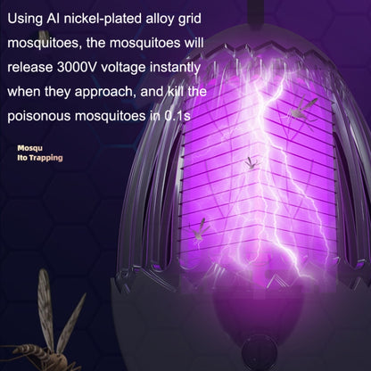 L01 Portable Electric Shock Mosquito Killer Lamp Home Outdoor Photocatalyst Fly Killer, Fly Killer Gray, Fly Killer White