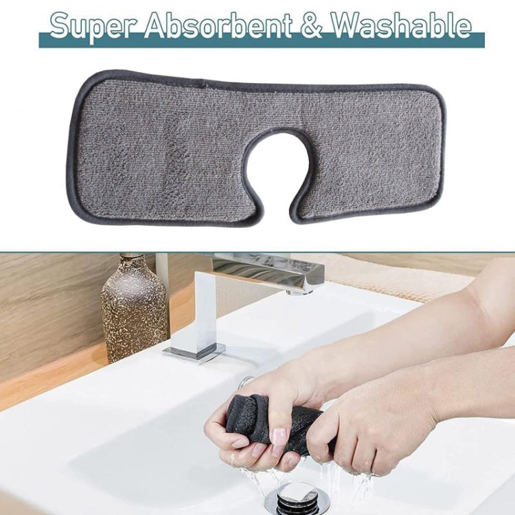 Basin Drain Pad Absorbent Dry Cleaning Pad Fiber Towel Water Mat Color Random Delivery, Size:, 38x13.5cm, 46x10cm, 46x15cm, 62.5x13cm