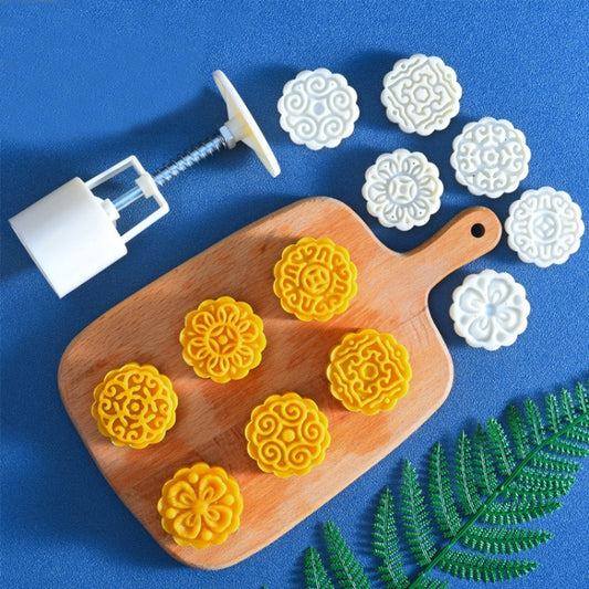2 PCS Moon Festival Round Hand-Pressed Pastry Mold Baking Tools, Model:, 10, 24, 25, 26, 28, 29, 30, 31, 33, 35, 36, 37, 41, 42, 21