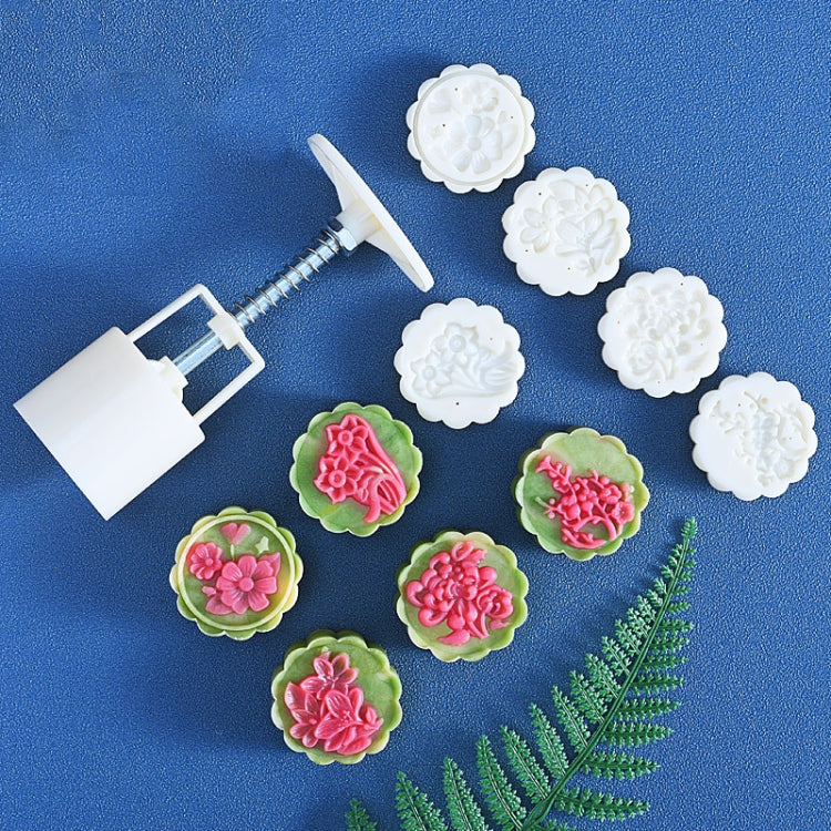 2 PCS Moon Festival Round Hand-Pressed Pastry Mold Baking Tools, Model:, 10, 24, 25, 26, 28, 29, 30, 31, 33, 35, 36, 37, 41, 42, 21