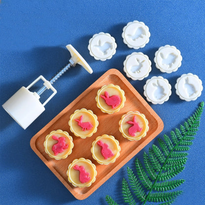 2 PCS Moon Festival Round Hand-Pressed Pastry Mold Baking Tools, Model:, 10, 24, 25, 26, 28, 29, 30, 31, 33, 35, 36, 37, 41, 42, 21