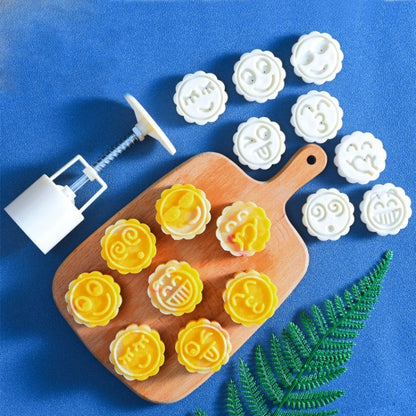 2 PCS Moon Festival Round Hand-Pressed Pastry Mold Baking Tools, Model:, 10, 24, 25, 26, 28, 29, 30, 31, 33, 35, 36, 37, 41, 42, 21