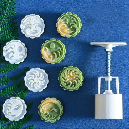 2 PCS Moon Festival Round Hand-Pressed Pastry Mold Baking Tools, Model:, 10, 24, 25, 26, 28, 29, 30, 31, 33, 35, 36, 37, 41, 42, 21