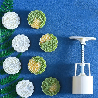 2 PCS Moon Festival Round Hand-Pressed Pastry Mold Baking Tools, Model:, 10, 24, 25, 26, 28, 29, 30, 31, 33, 35, 36, 37, 41, 42, 21