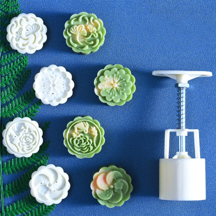 2 PCS Moon Festival Round Hand-Pressed Pastry Mold Baking Tools, Model:, 10, 24, 25, 26, 28, 29, 30, 31, 33, 35, 36, 37, 41, 42, 21