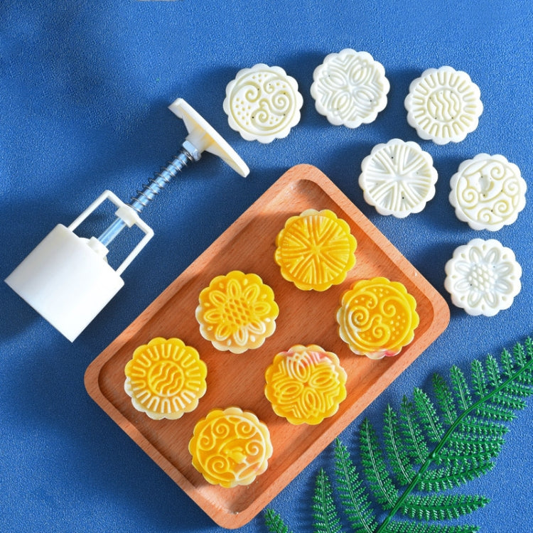 2 PCS Moon Festival Round Hand-Pressed Pastry Mold Baking Tools, Model:, 10, 24, 25, 26, 28, 29, 30, 31, 33, 35, 36, 37, 41, 42, 21