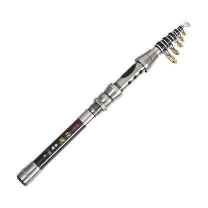 LEO 27593 Carbon Mini Fishing Rod Shrink Handle Throwing Poles