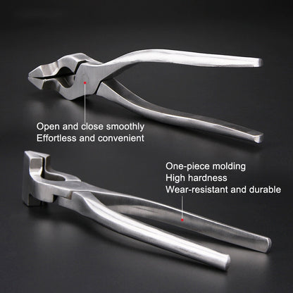 Leather Flat Pliers Hemming Pliers Handmade DIY Tools For Bags and Shoes, Elbow, Straight Head