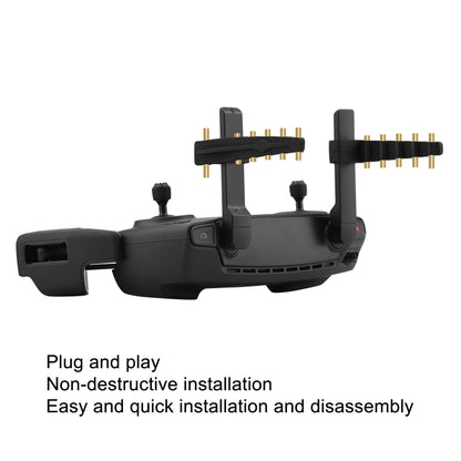 مضخم إشارة موسع نطاق هوائي BRDRC لطائرات DJI Mini SE/MAVIC 2/Pro/Air، لطائرات DJI Mini SE/MAVIC 2/Pro/Air باللون النحاسي الأسود، لطائرات DJI Mini SE/MAVIC 2/Pro/Air باللون النحاسي الرمادي