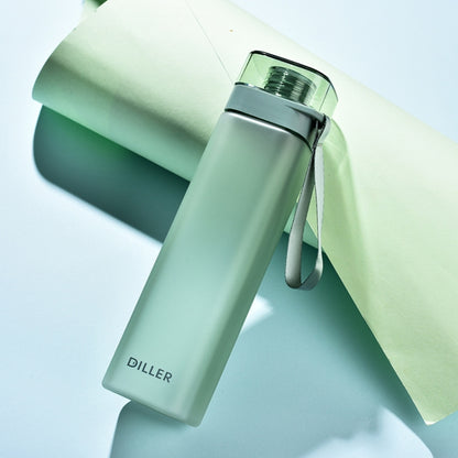 Diller D8646 Square Shape Fitness Leakproof Water Bottle
