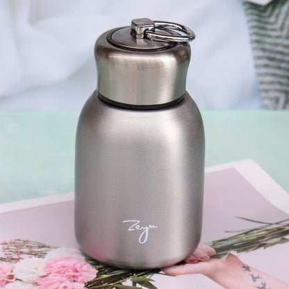 280ml 304 Stainless Steel Handle Vacuum Insulation Cup Big Belly Gift Cup, Black, Gold, Green, Silver, Rose Gold