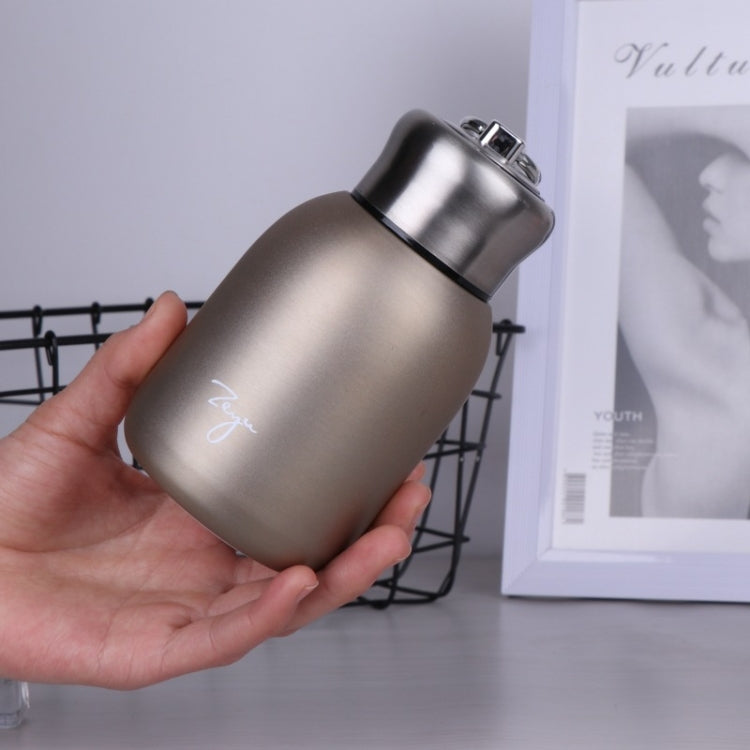280ml 304 Stainless Steel Handle Vacuum Insulation Cup Big Belly Gift Cup, Black, Gold, Green, Silver, Rose Gold