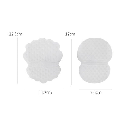50 PCS Summer Breathable Underarm Invisible Sweat-absorbing Stickers, Original, Mint